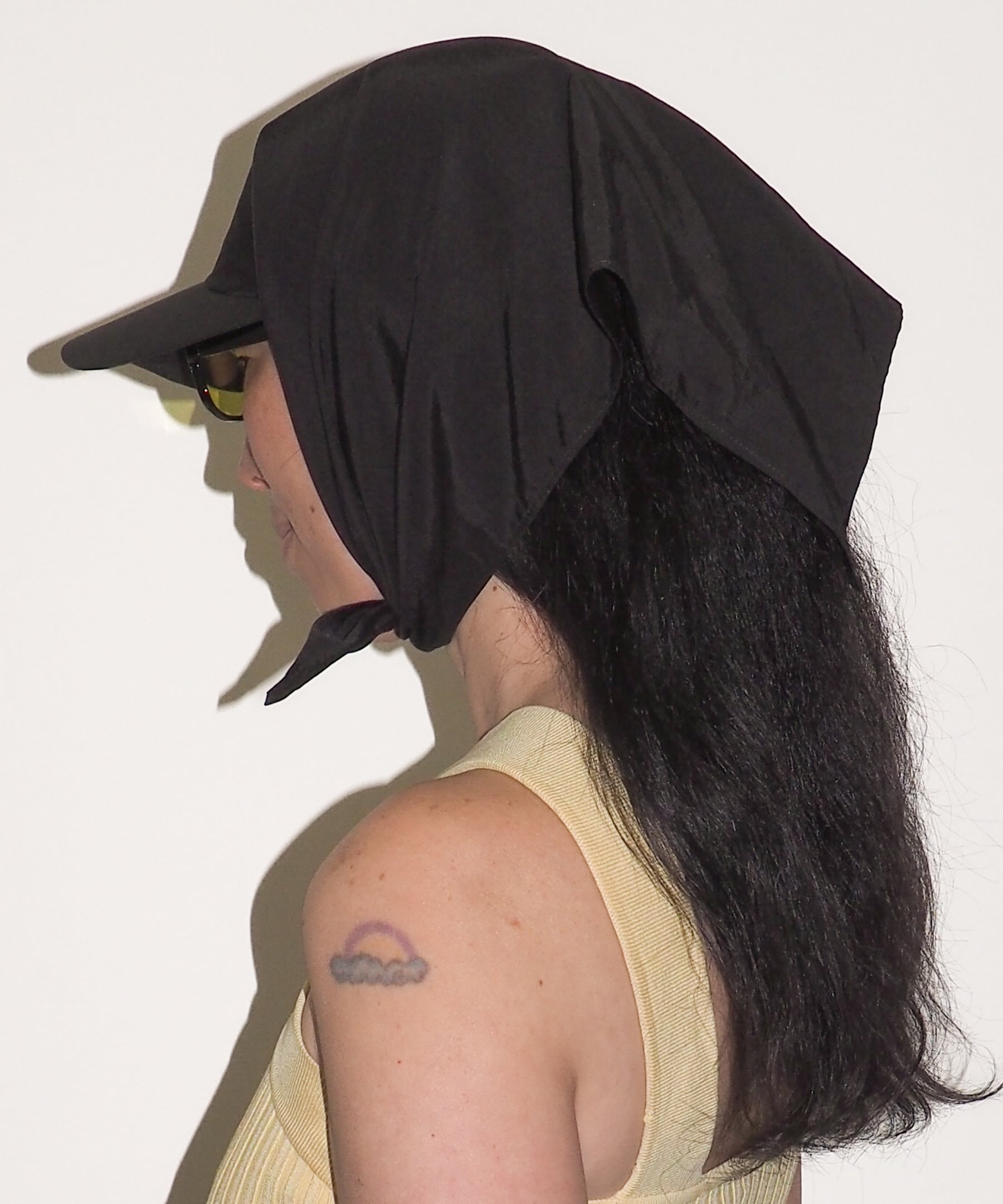 Brim Scarf in Black - CLYDE