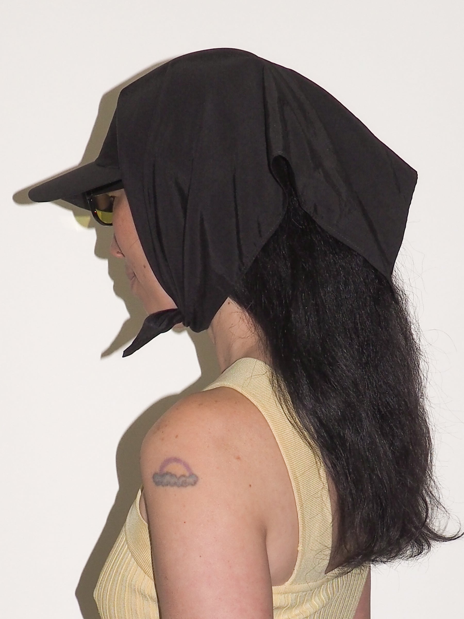 Brim Scarf in Black - CLYDE