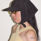 Brim Scarf in Black - CLYDE