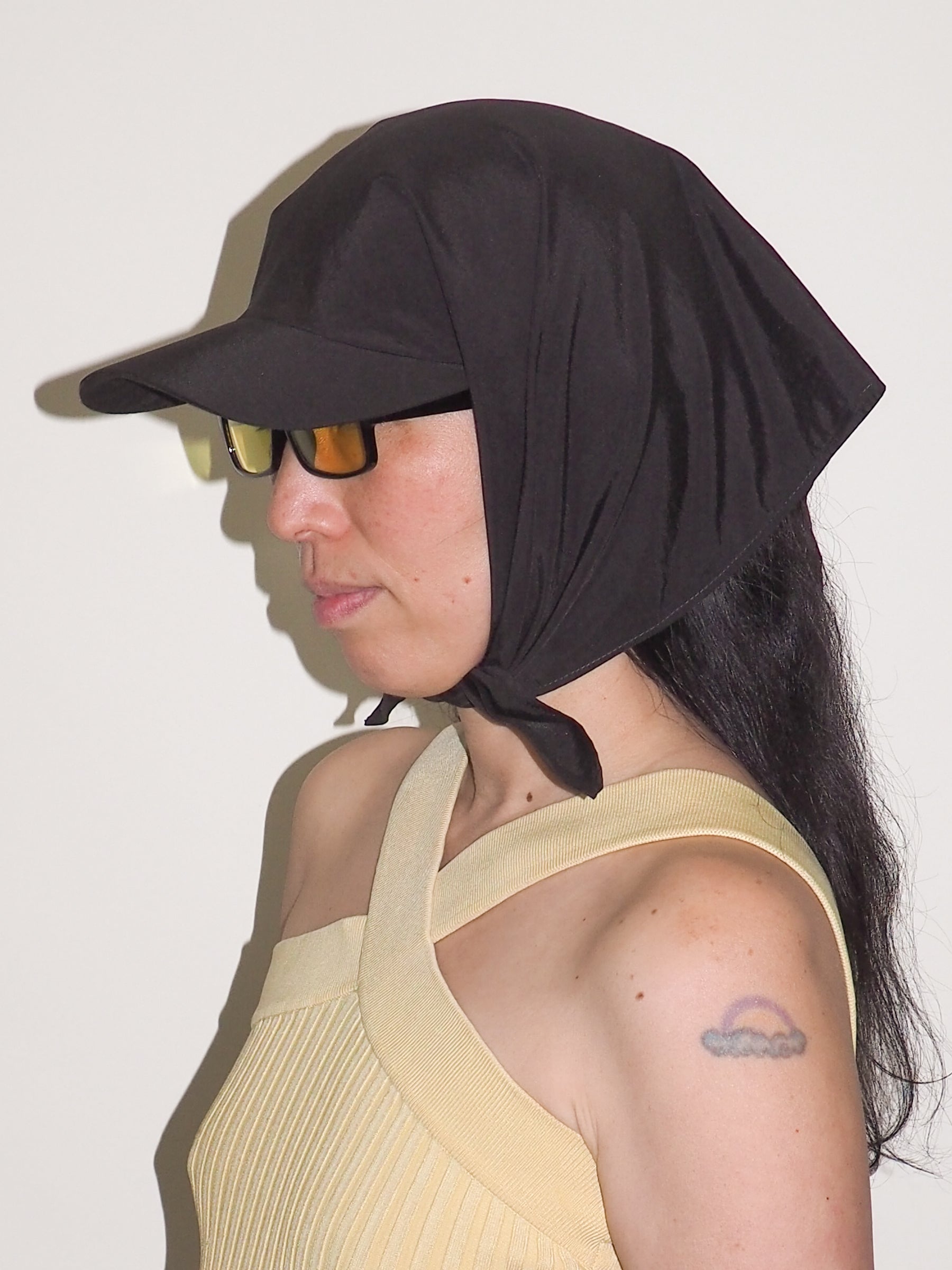 Brim Scarf in Black - CLYDE