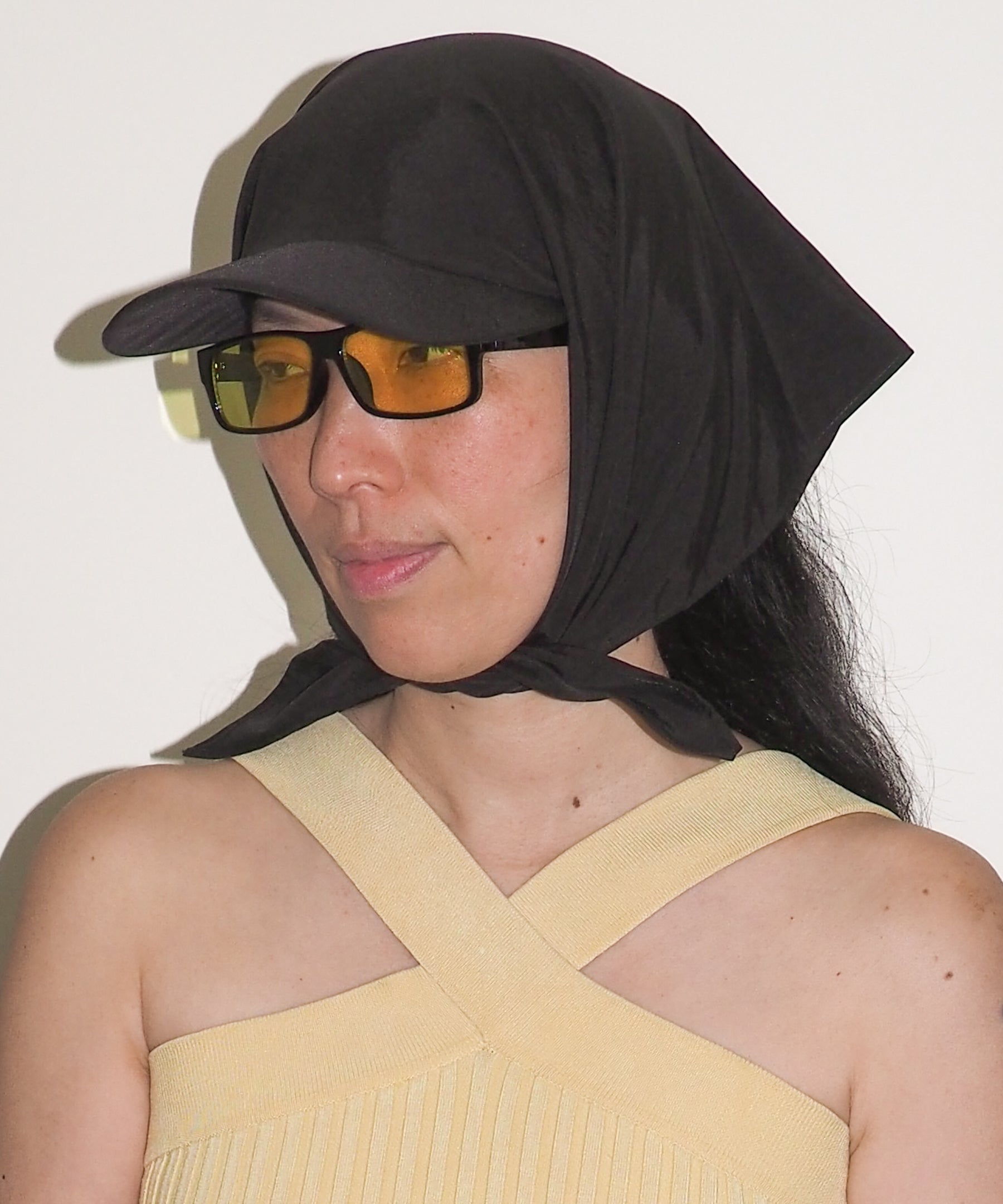 Brim Scarf in Black - CLYDE