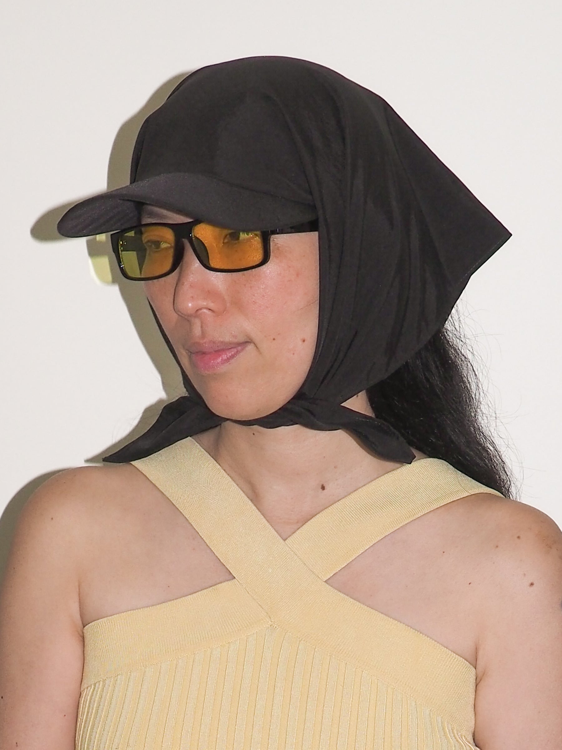 Brim Scarf in Black - CLYDE