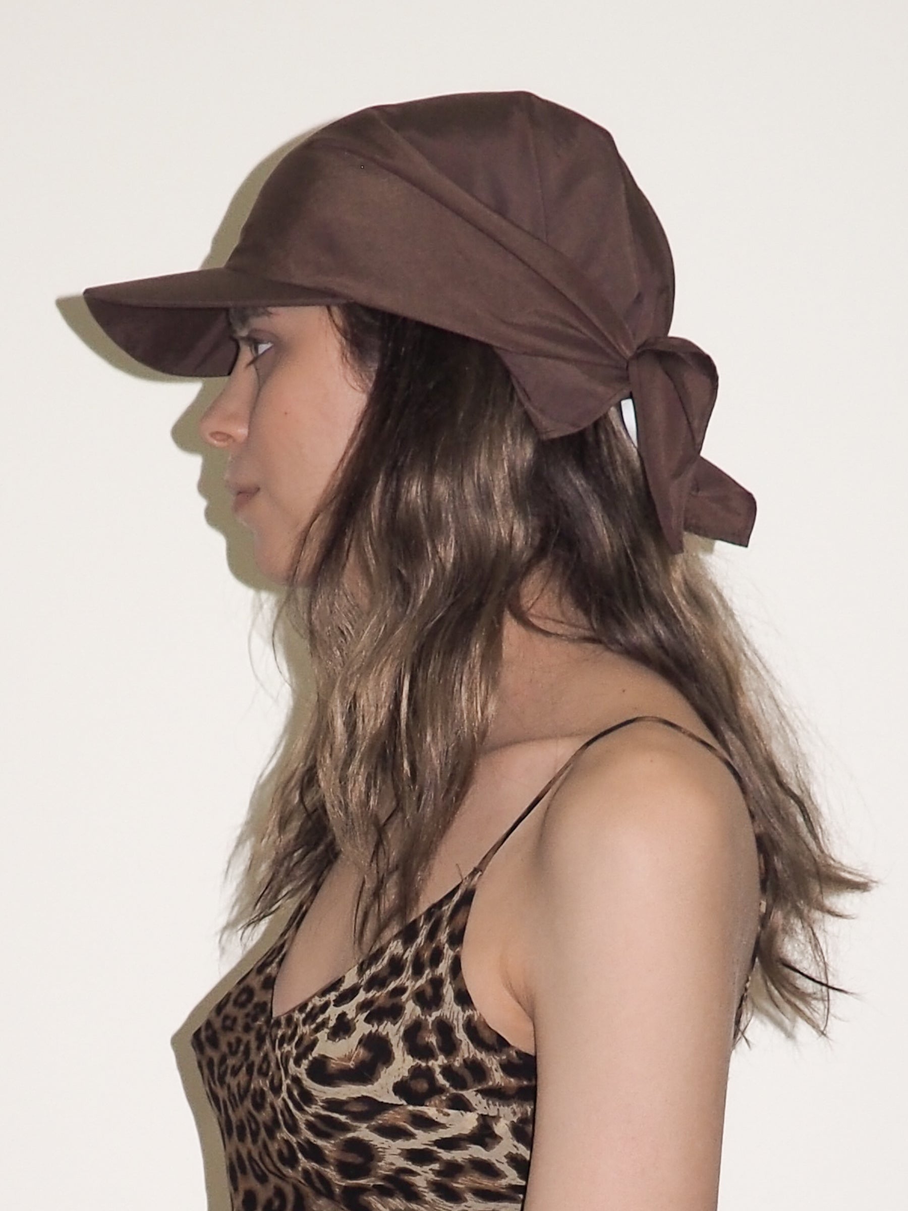 Brim Scarf in Brown - CLYDE