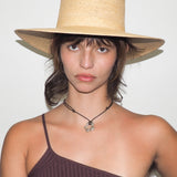 Cielo Hat in Tan Toquilla Straw - CLYDE