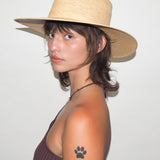 Cielo Hat in Tan Toquilla Straw - CLYDE