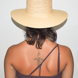 Cielo Hat in Tan Toquilla Straw - CLYDE