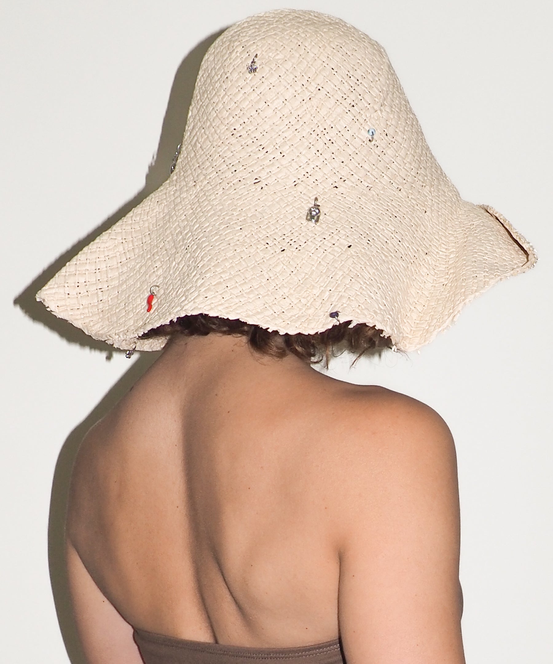 Charm Hat in Cream Toyo Straw - CLYDE