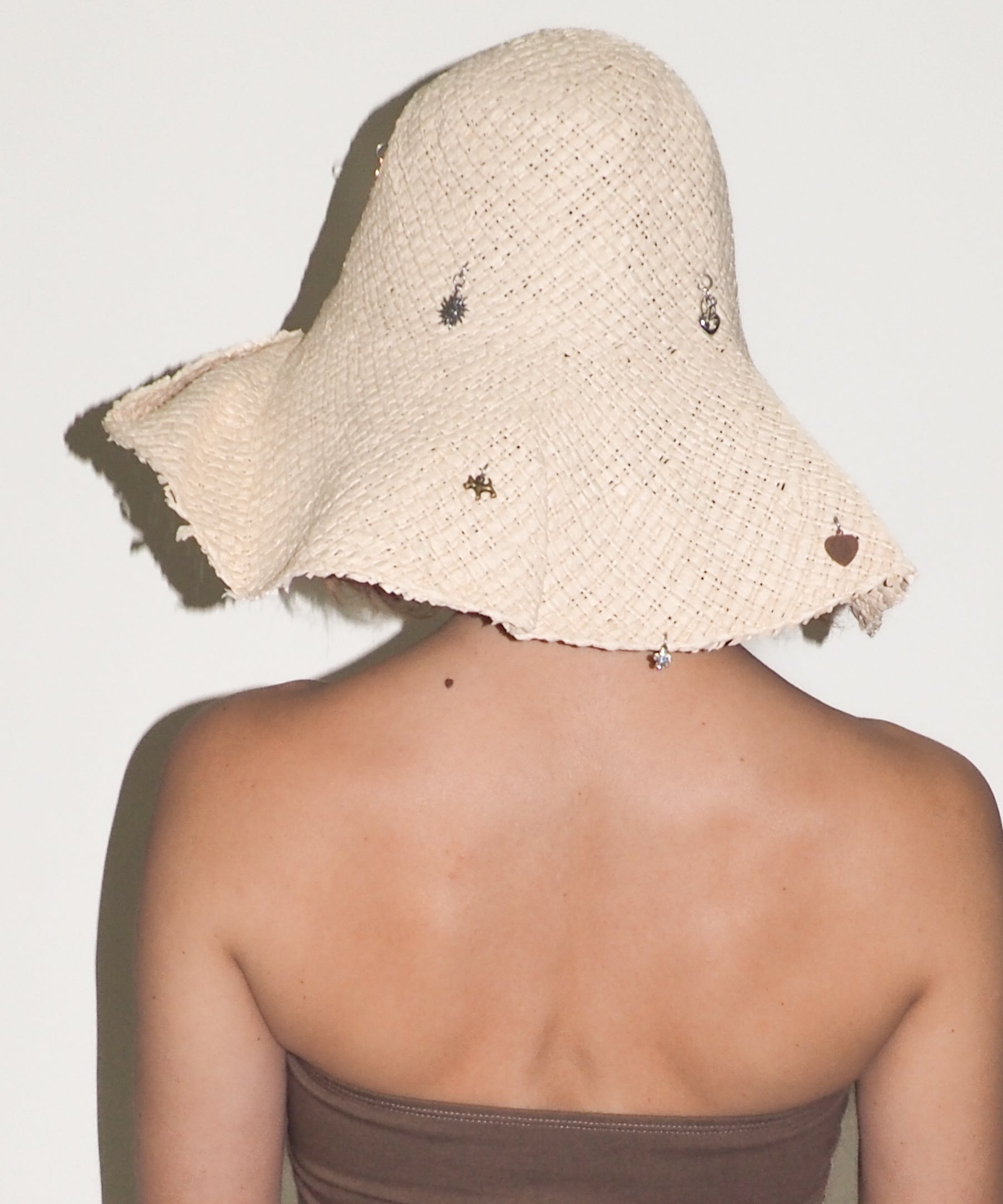 Charm Hat in Cream Toyo Straw - CLYDE
