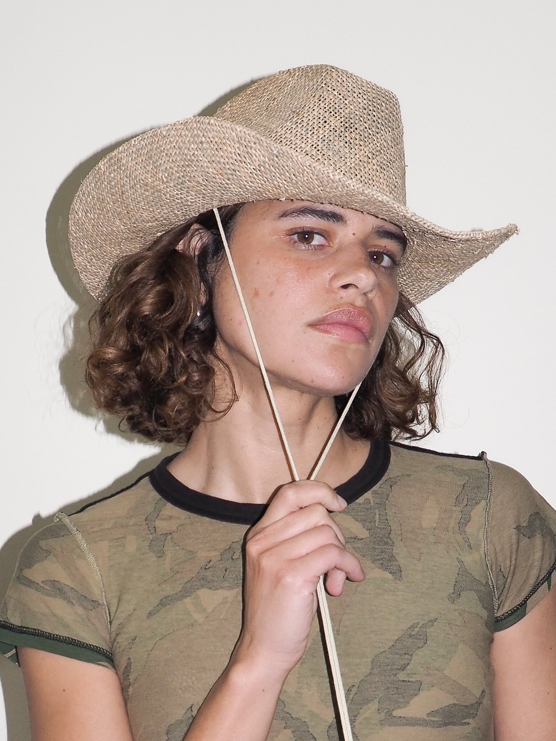 Cowboy Hat in Seagrass - CLYDE