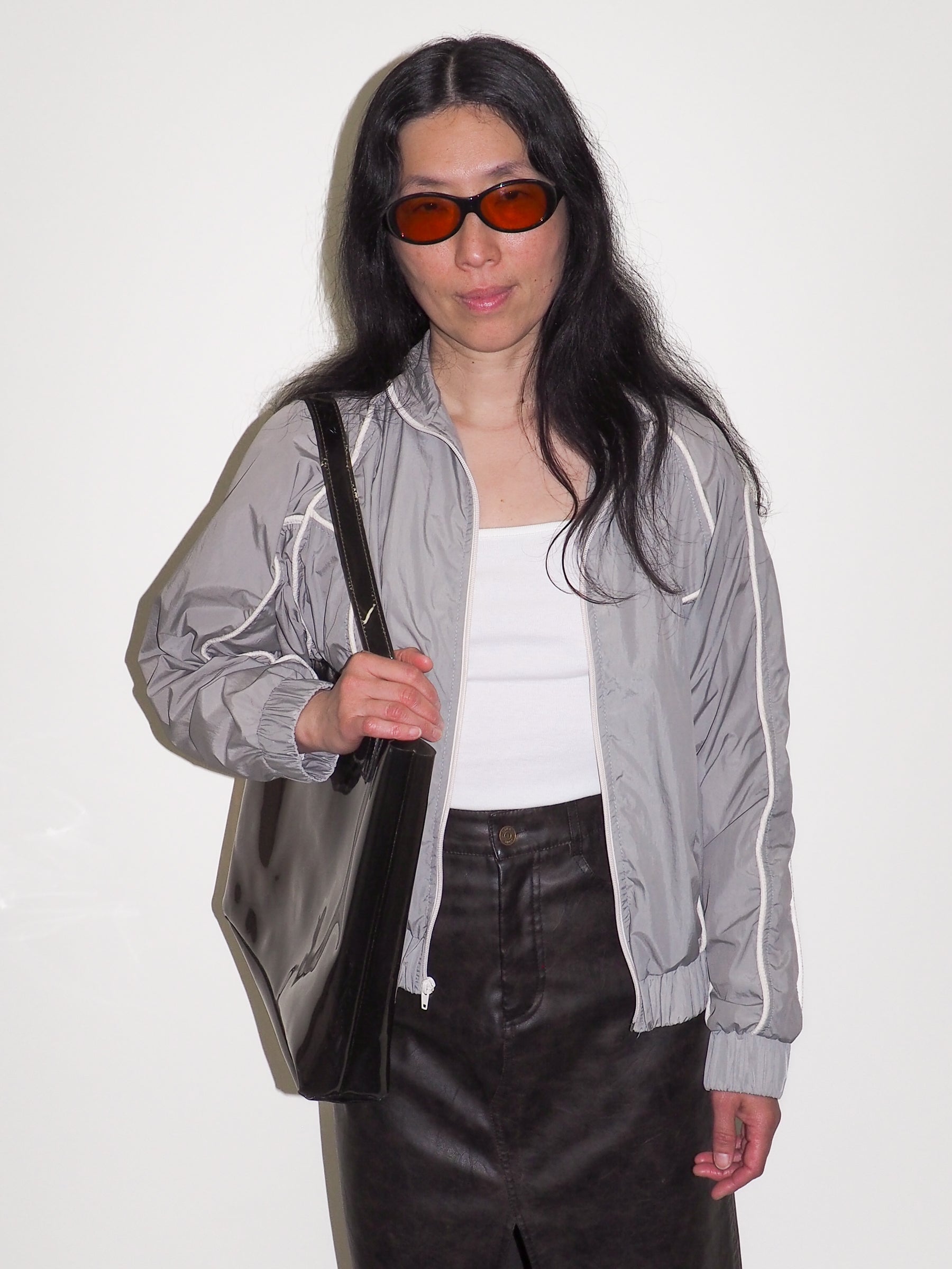 Mirage Tote in Smoke Vinyl - CLYDE