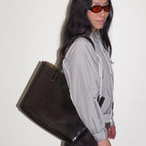 Mirage Tote in Smoke Vinyl - CLYDE