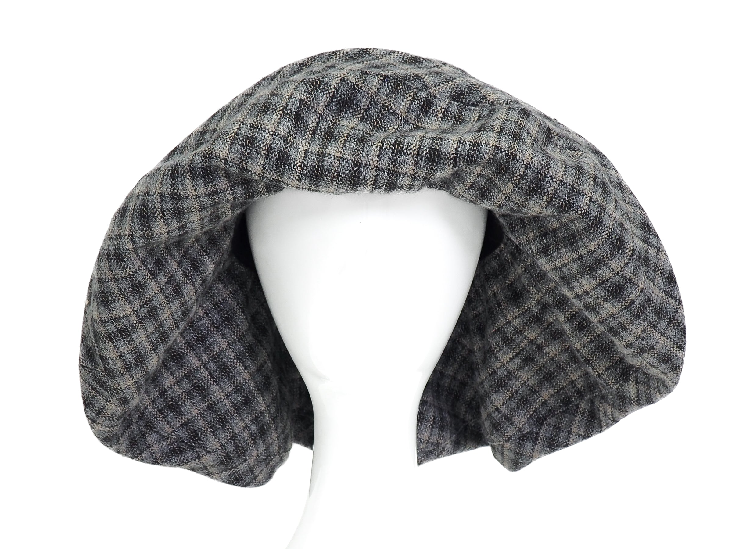 Mala Hat in Grey Check - CLYDE