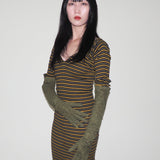 Moonlight Gloves in Moss Suede Lambskin - CLYDE