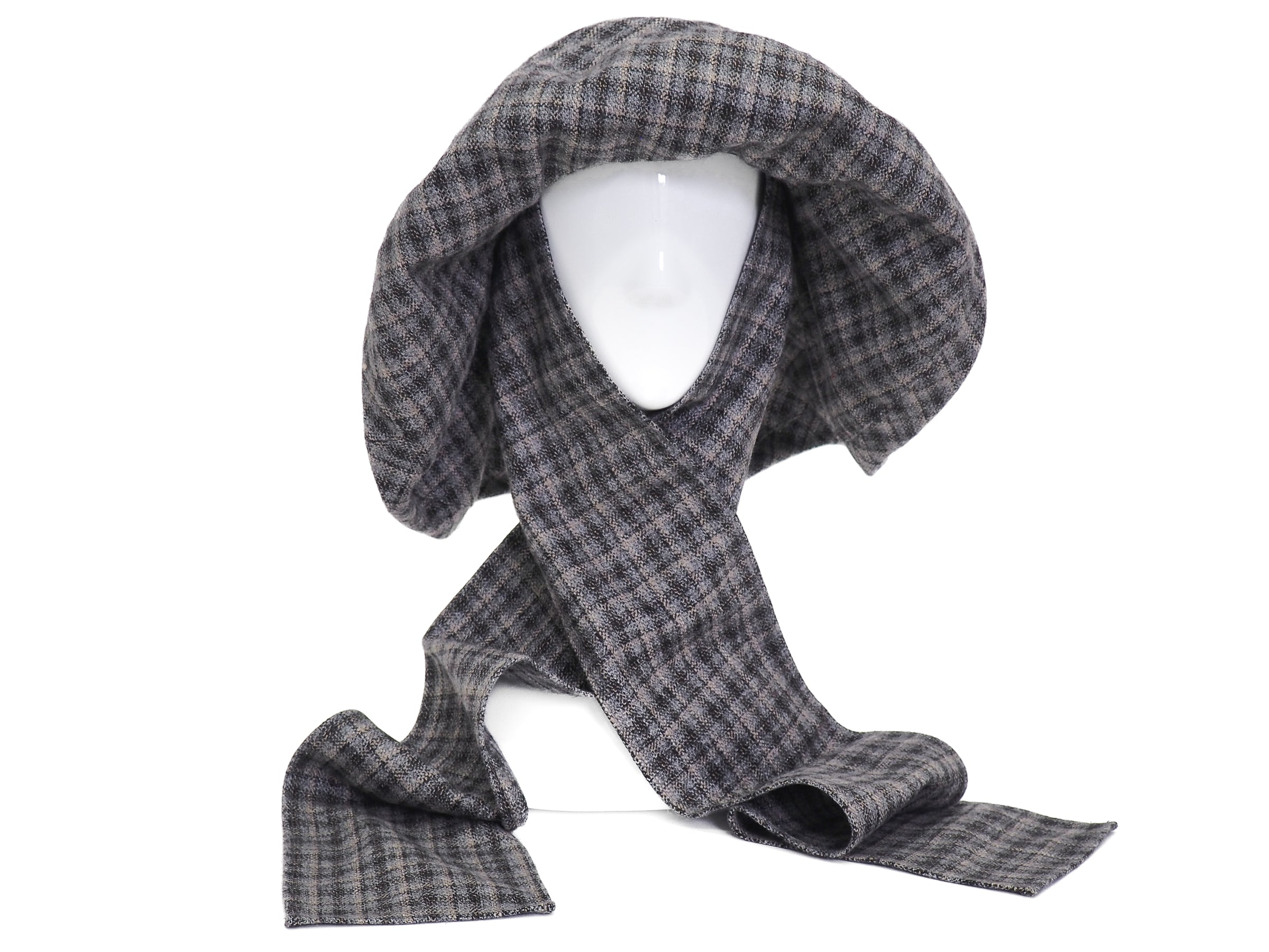 Mala Hat in Grey Check - CLYDE