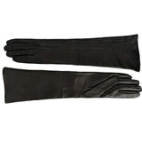 Racing Gloves in Black w. Black Stripe - CLYDE