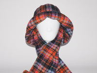 Scarved Bucket Hat Hot Plaid - CLYDE