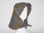 Bonnet Black & Yellow Check Wool Fleece - CLYDE