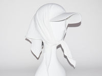 Brim Scarf White Crinkle - CLYDE