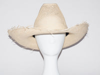 Vented Western Hat Natural Toquilla Straw - CLYDE