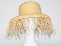 Plasma Hat Sulfur Velour Angora - CLYDE