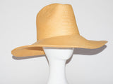 Cowboy Hat Ochre Yellow Toquilla Straw - CLYDE