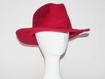 Cowboy Hat Vermillion Velour - CLYDE