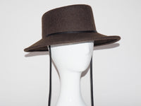 Telescope Hat Brown Melange Wool - CLYDE