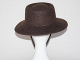 Telescope Hat Brown Melange Wool - CLYDE