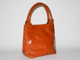 Nalisa Bag in Carmel Patent Lambskin - CLYDE