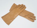 Raw Seam Classic Gloves Caramel - CLYDE