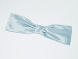 Silk Dupioni Hair Bow Ice - CLYDE