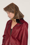 Lambskin Bonnet in Distressed Moto - CLYDE