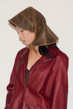 Lambskin Bonnet in Distressed Moto - CLYDE