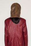 Lambskin Bonnet in Distressed Moto - CLYDE