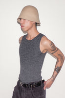 Crown Hat in Camel Wool - CLYDE