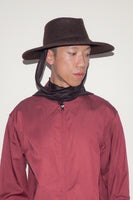 Dai Hat w. Scarves in Brown Melange - CLYDE