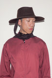 Dai Hat w. Scarves in Brown Melange - CLYDE