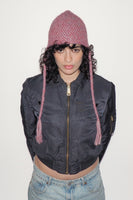 Earflap Beanie in Pink - CLYDE