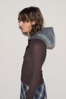 Sno Hood in Silver Grey - CLYDE