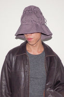 Moth Hat in Pink Gingham - CLYDE