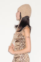 Earflap Beanie in Beige - CLYDE