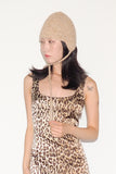 Earflap Beanie in Beige - CLYDE