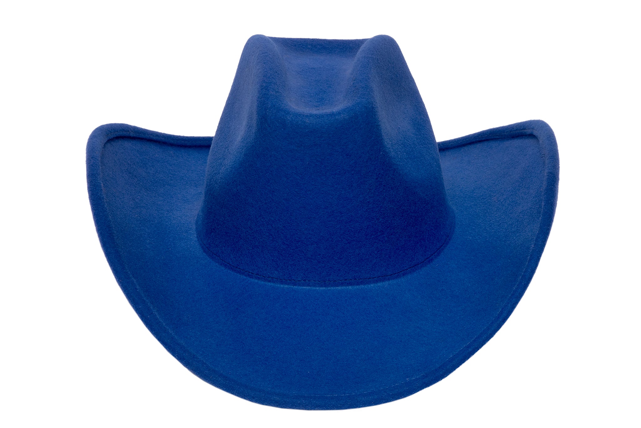 Cowboy Hat in Electric Blue Wool - CLYDE