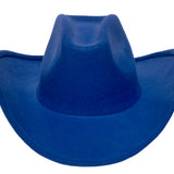 Cowboy Hat in Electric Blue Wool - CLYDE