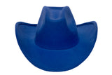 Cowboy Hat in Electric Blue Wool