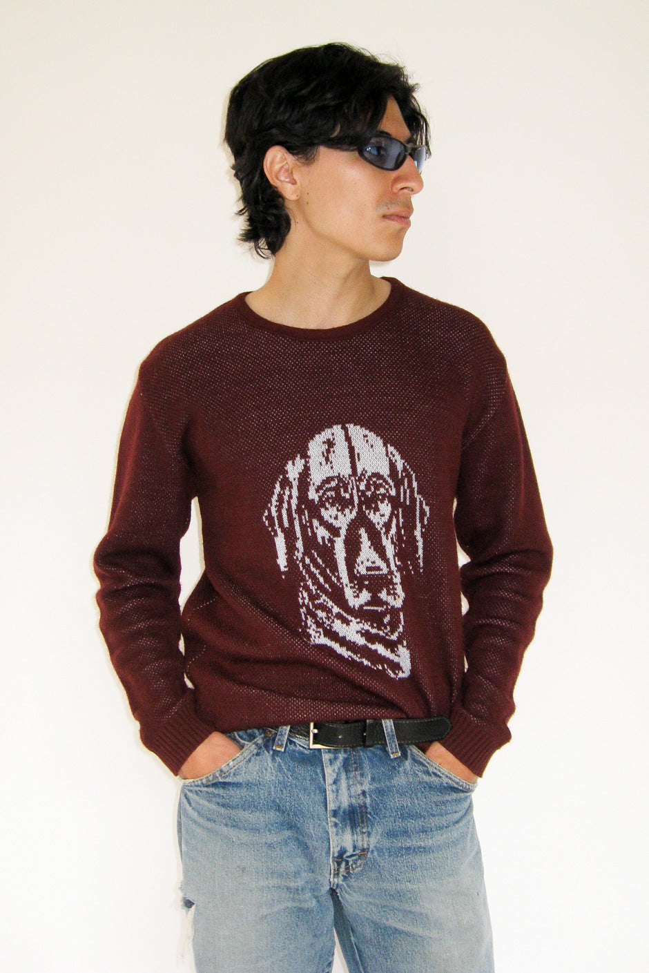 Solid Belt in Black Leather - CLYDE