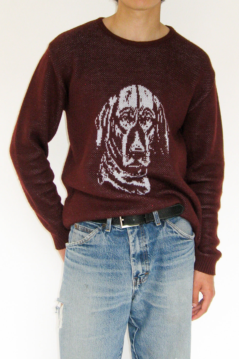 Solid Belt in Black Leather - CLYDE