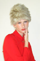 Faux Fur Toque in Pampas - CLYDE