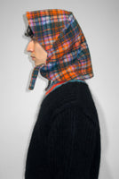 Fleece Bonnet in Hot Plaid - CLYDE