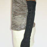 Moonlight Gloves in Soft Black Lambskin w. Hearts - CLYDE